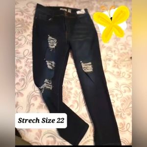 JEANS BLUE NEW PLUS SIZE
